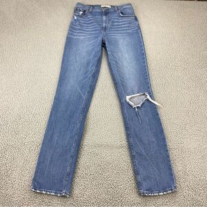 Abercrombie & Fitch Blue Straight Leg Jeans